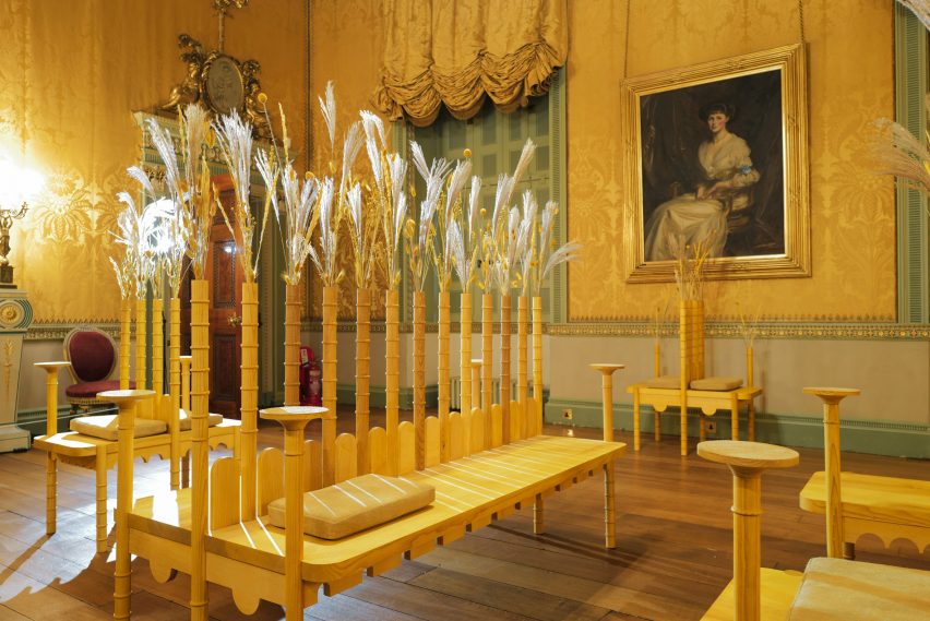Of Happy Memory by Galvin Brothers at Long Live the Christmas Tree exhibition at Harewood House