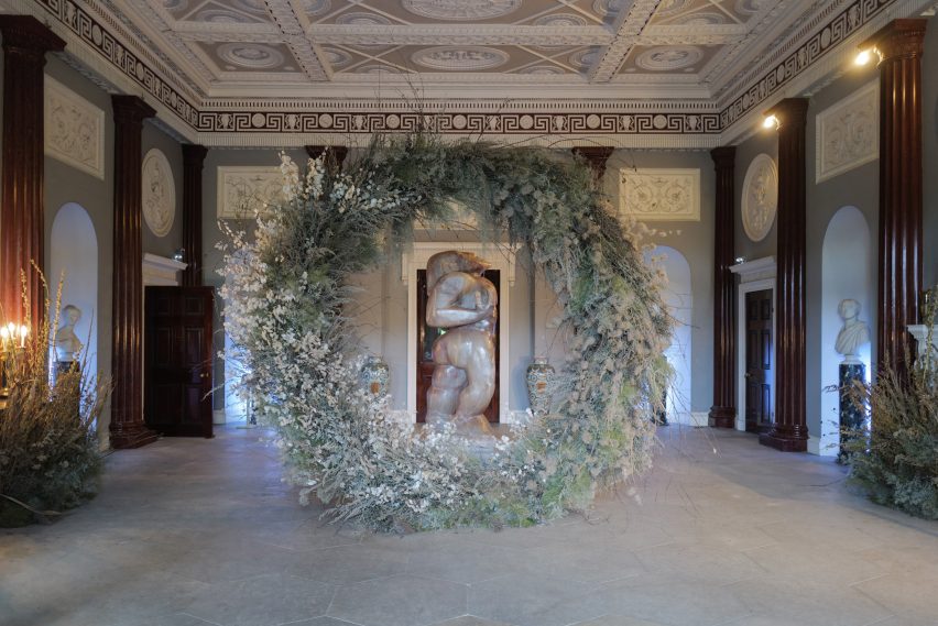 Luna by Swallows & Damsons at Long Live the Christmas Tree exhibition at Harewood House