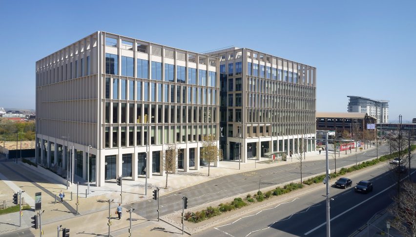 Exterior of Sunderland's City Hall by FaulknerBrowns