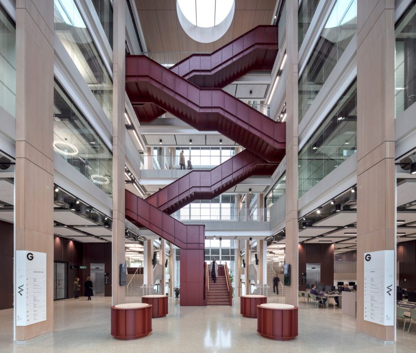 Interior of Sunderland's City Hall by FaulknerBrowns