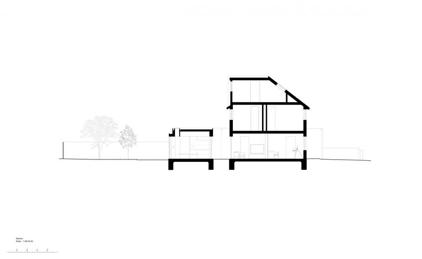 Section of CLT House in London by Unknown Works