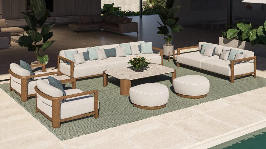Image of the Tamarindo outdoor furniture collection
