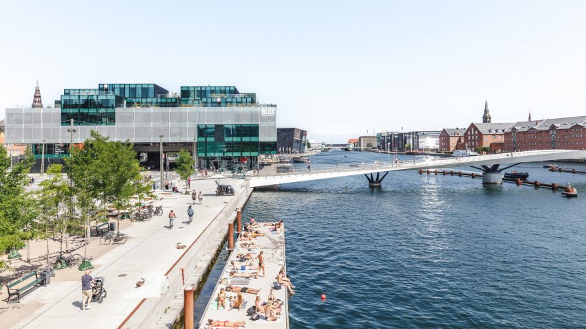 Lille Langebro cycling bridge in Copenhagen by WilkinsonEyre and Urban Agency