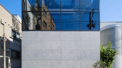 Front elevation of Espirit House in Tokyo