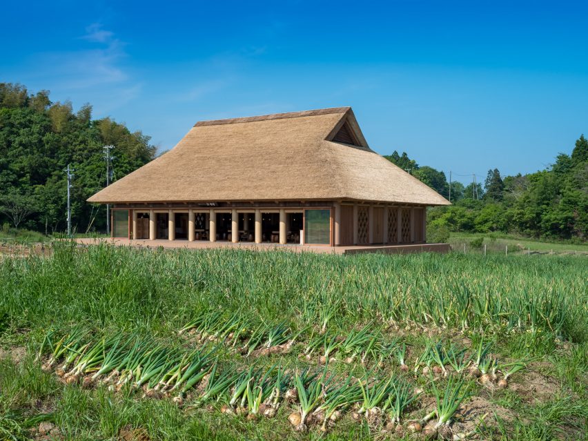 Exterior of the Farmer's Restaurant on Awaji Island