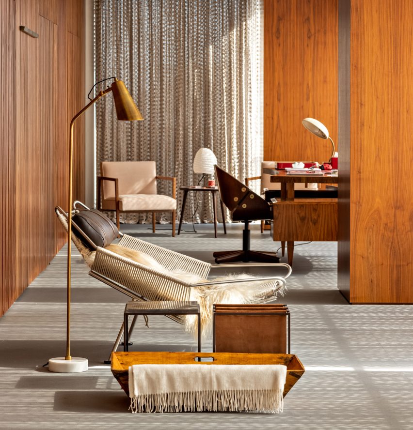 Reading chair in Flat#6 by Studio MK27