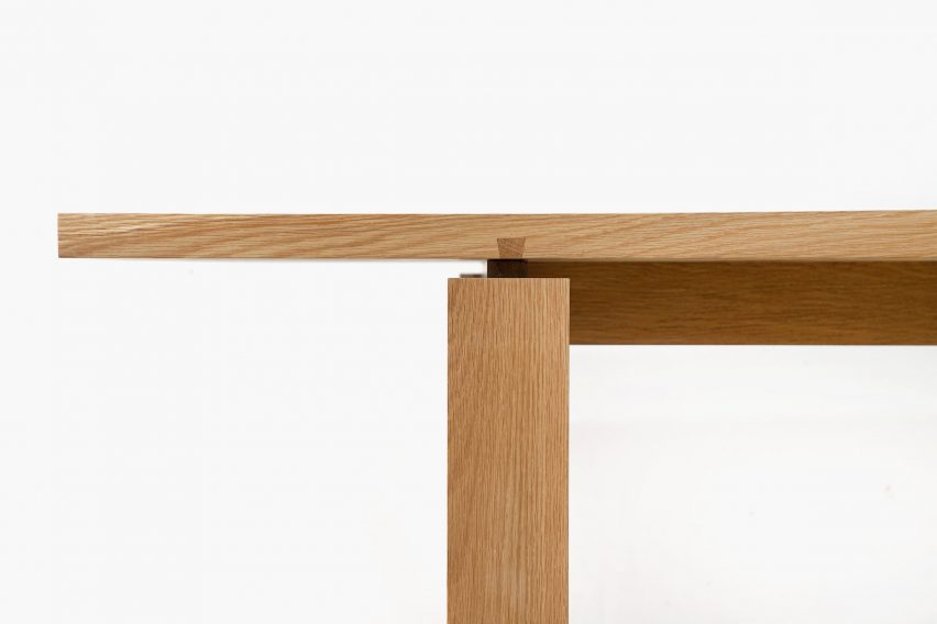 Detail of wood joinery