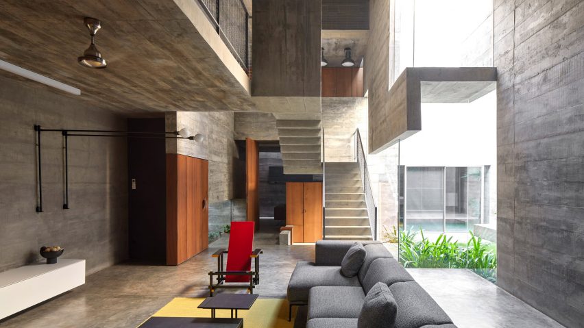 Interior of Cut Bend Fold Play house in India by Matharoo Associates