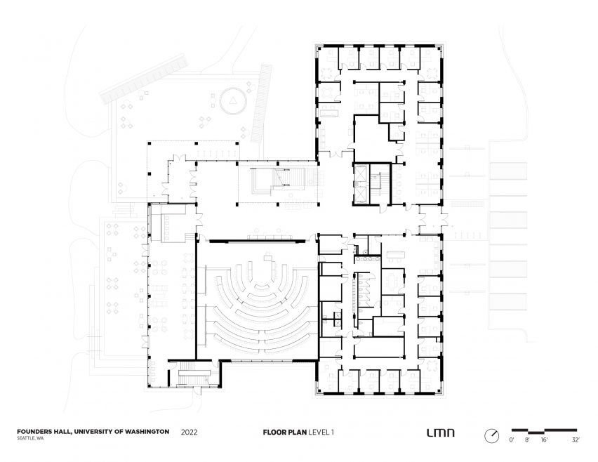 Founders Hall University of Washington mass timber plans