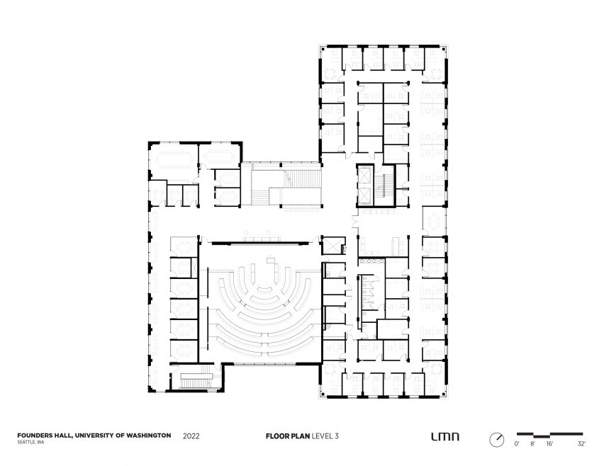Founders Hall University of Washington mass timber plans