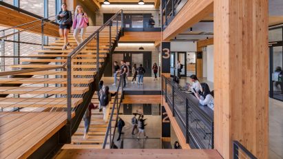 Mass timber Founders Hall in Seattle