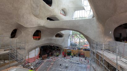 Studio Gang's Gilder Center Under construction
