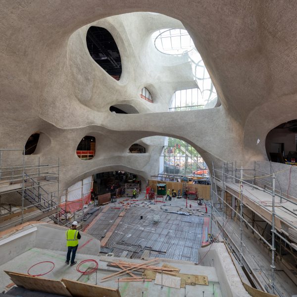 Studio Gang's Gilder Center Under construction