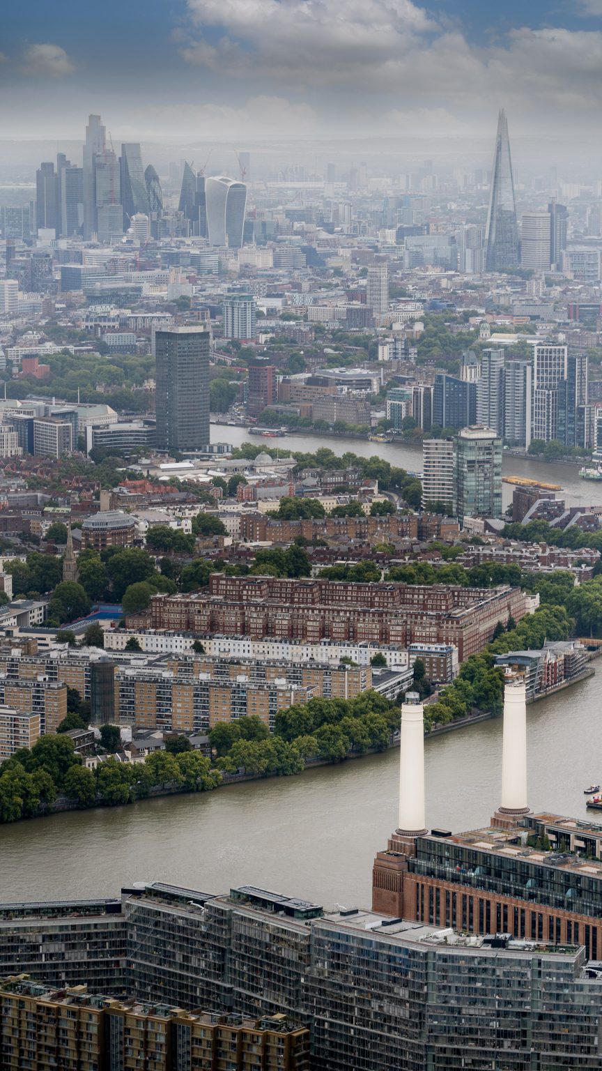 Lift 109 attraction in Battersea Power Station chimney by Ralph Appelbaum Associates and WilkinsonEyre