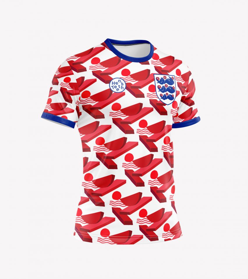 Kelly Anna London's shirt design for Hen's Teeth