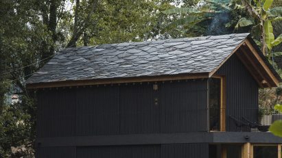 Exterior of Granary House guesthouse by MIMA Housing