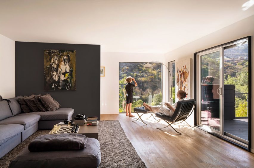 A living room inside Highway House