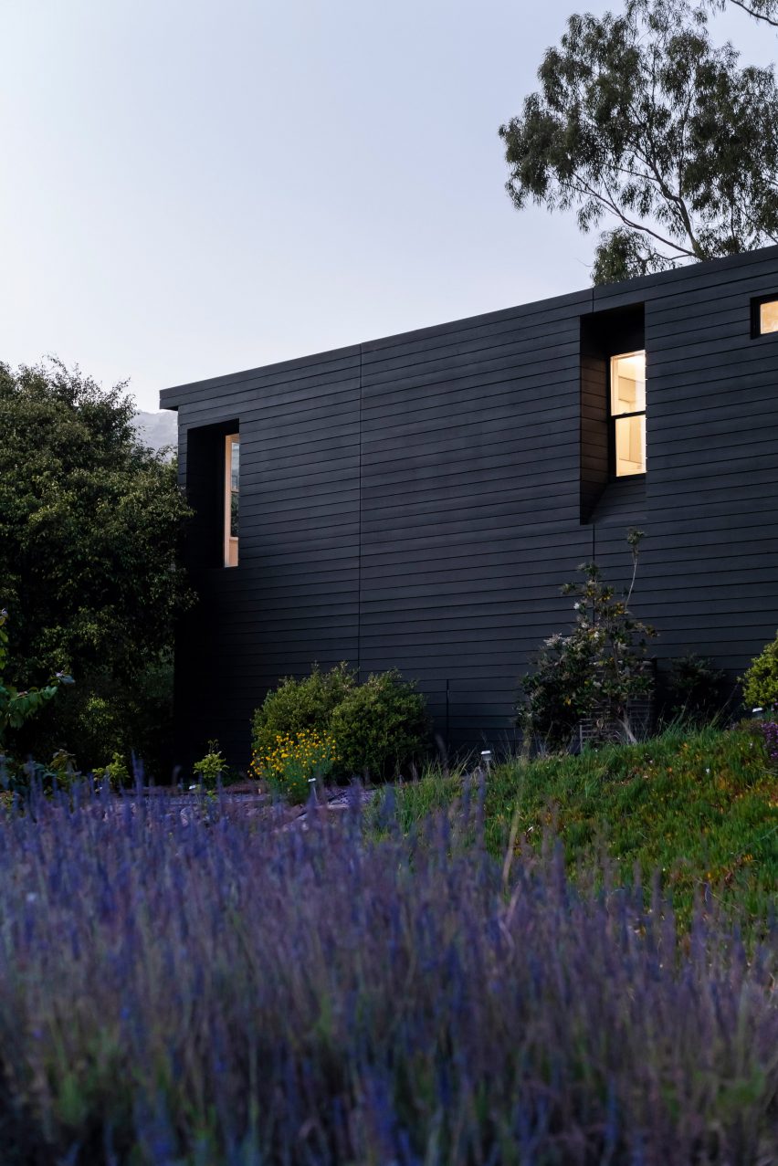 A black facade of Highway House