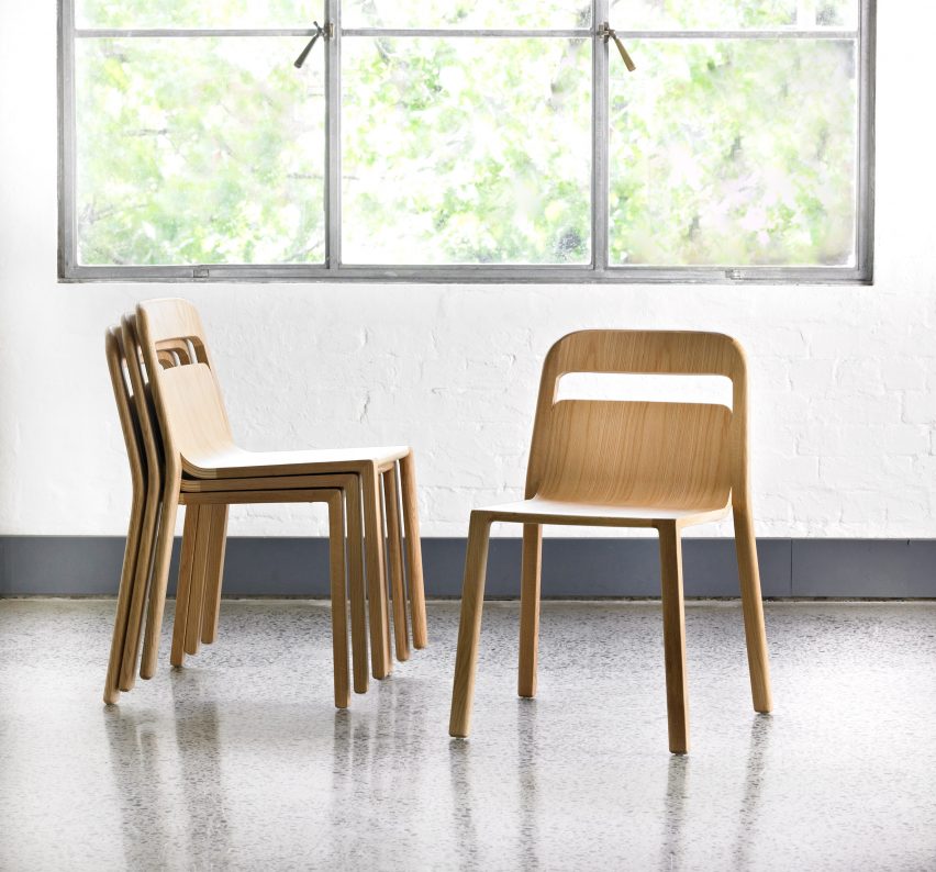 Hollywood chairs in front of window