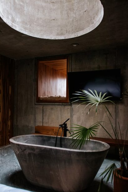 Hotel Flavia interior with skylight