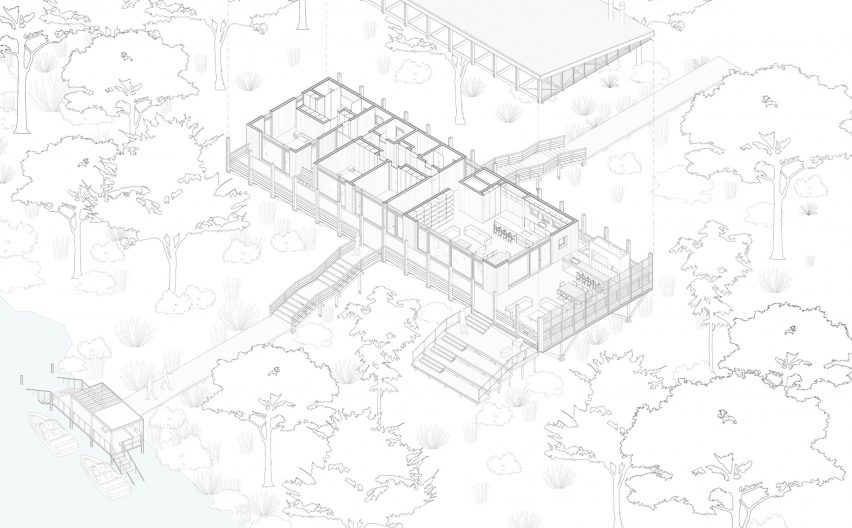 Plans for House in the Delta by MAPA