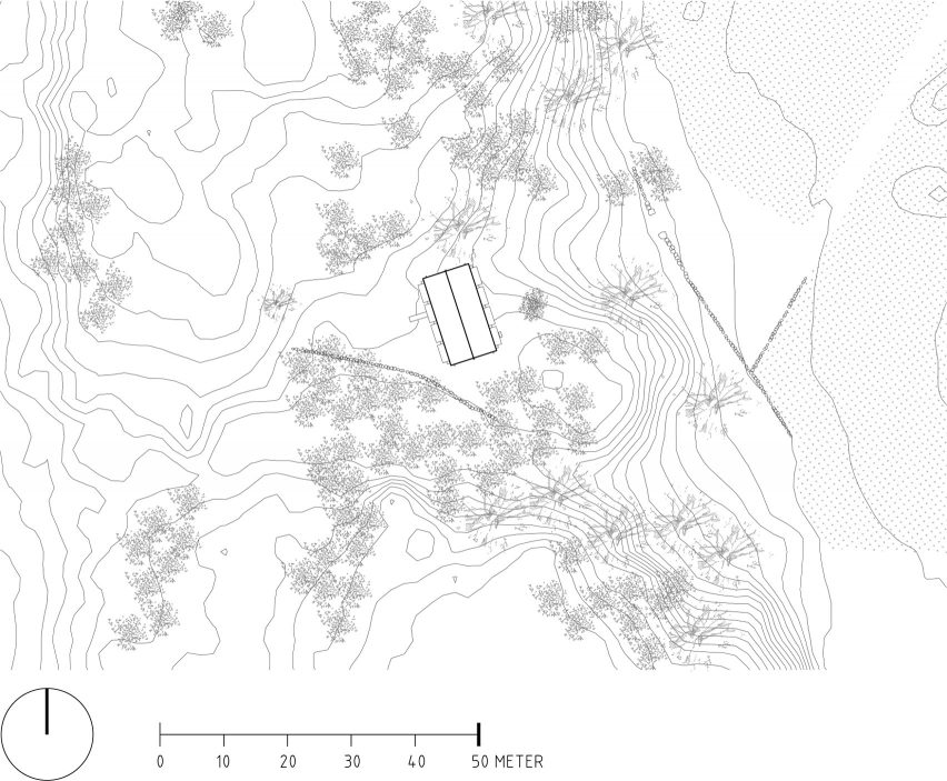 Site plan of House Tjurpannan by HelgessonGonzaga