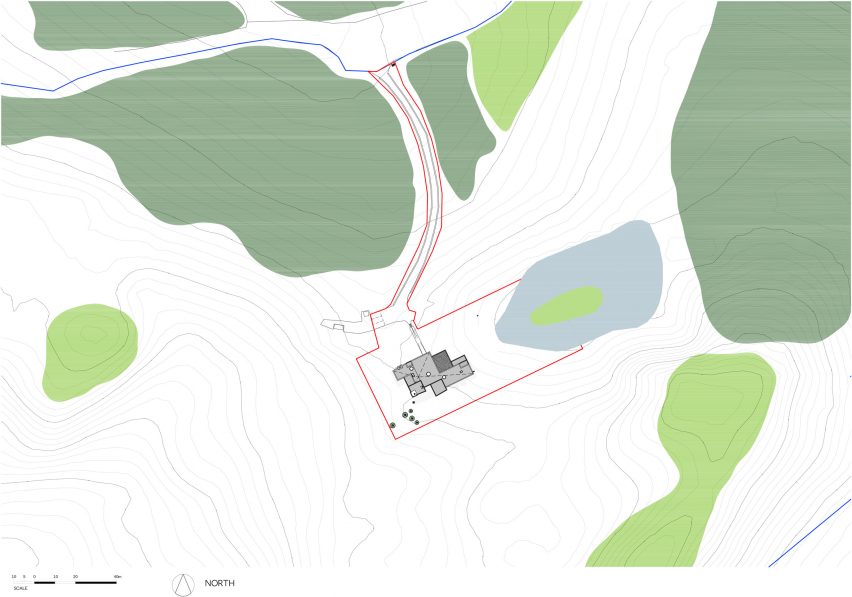 Site plan of Hundred Acre Wood by Denizen Works