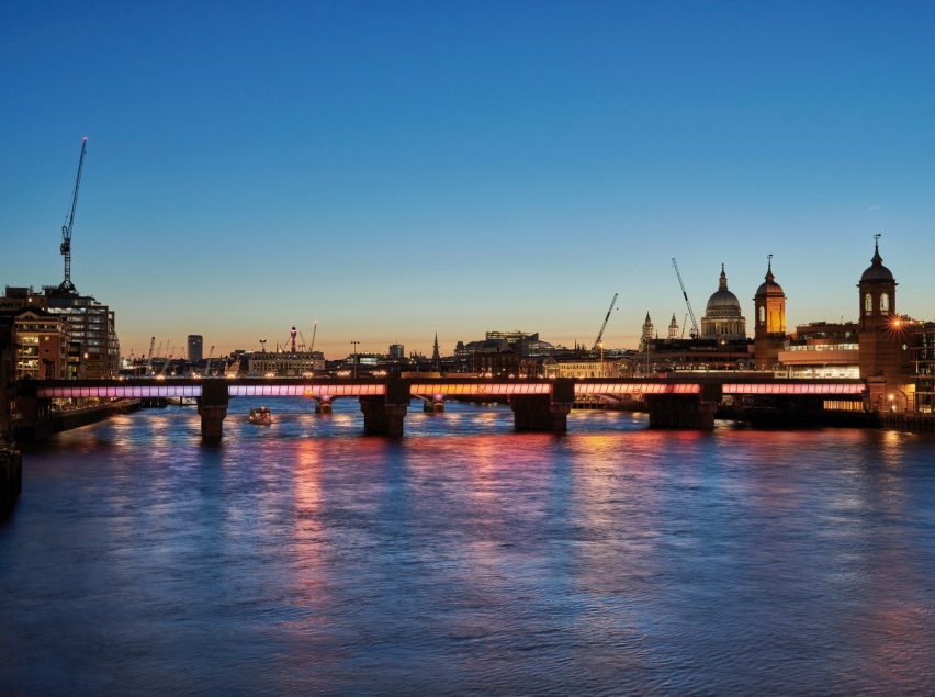 Illuminated River installation