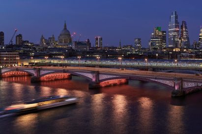 Illuminated River installation