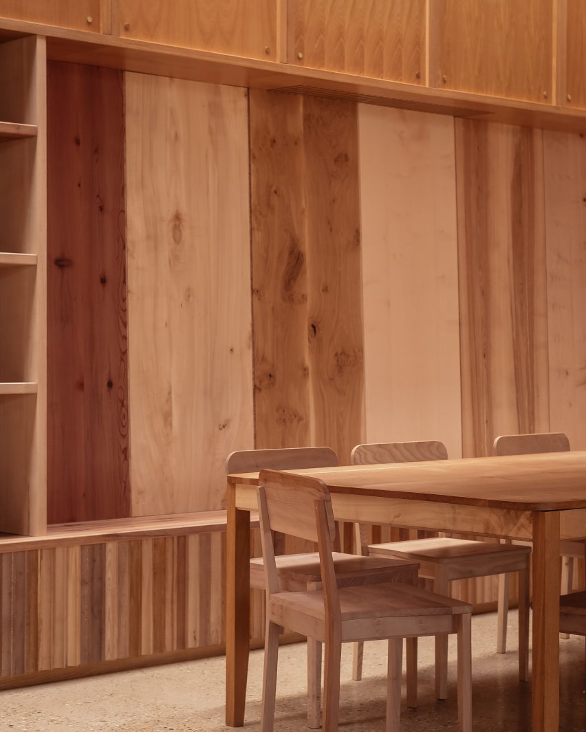 Interior of Lea Bridge Library by Studio Weave
