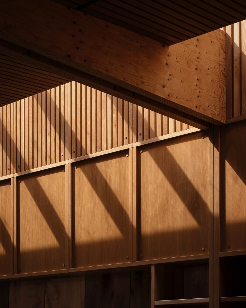 Interior of Lea Bridge Library by Studio Weave