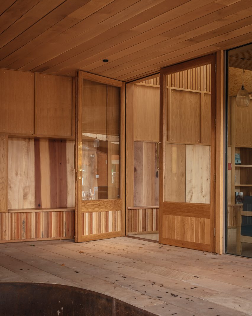 Interior of Lea Bridge Library by Studio Weave