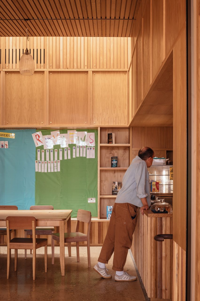Interior of Lea Bridge Library by Studio Weave