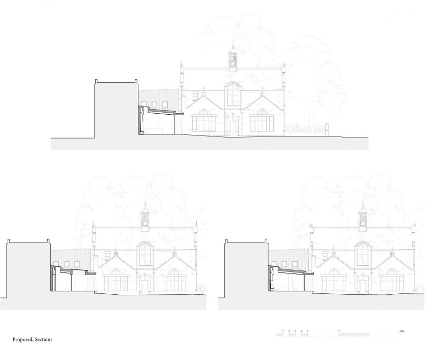 Section of Lea Bridge Library by Studio Weave