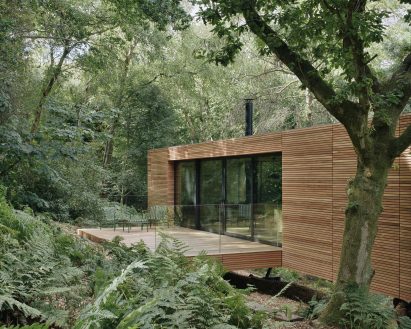 Looking Glass Lodge in forest