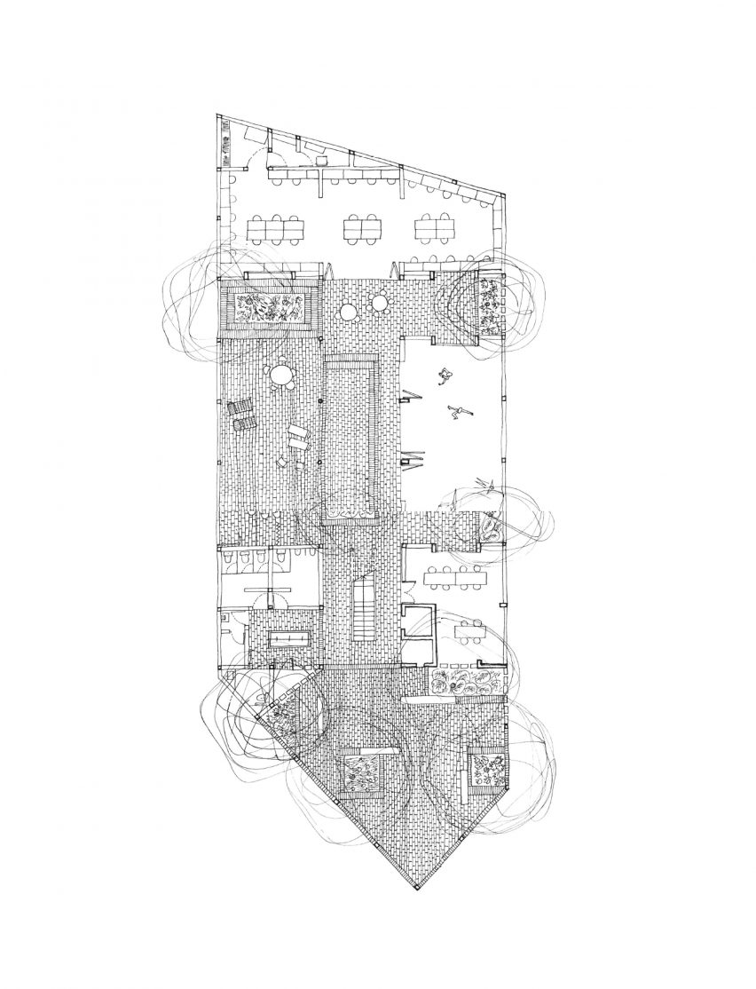 Lower level plan