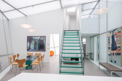 Staircase in Maison de Verre by Studio Odile Decq