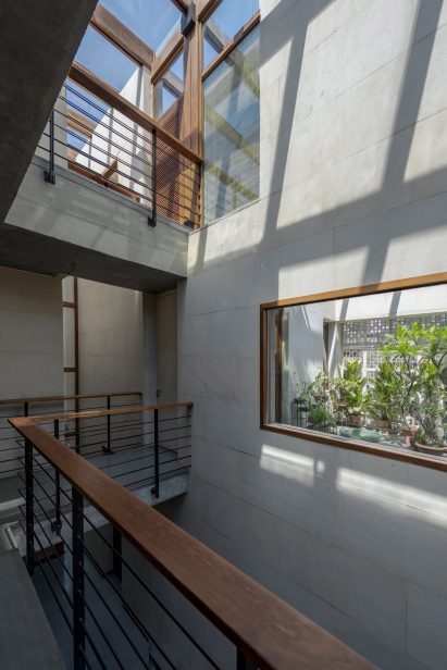 Interior light well of House of Voids by Malik Architecture
