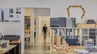 Interior image of MEIXNER SCHLÜTER WENDT work space and studio