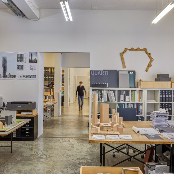 Interior image of MEIXNER SCHLÜTER WENDT work space and studio