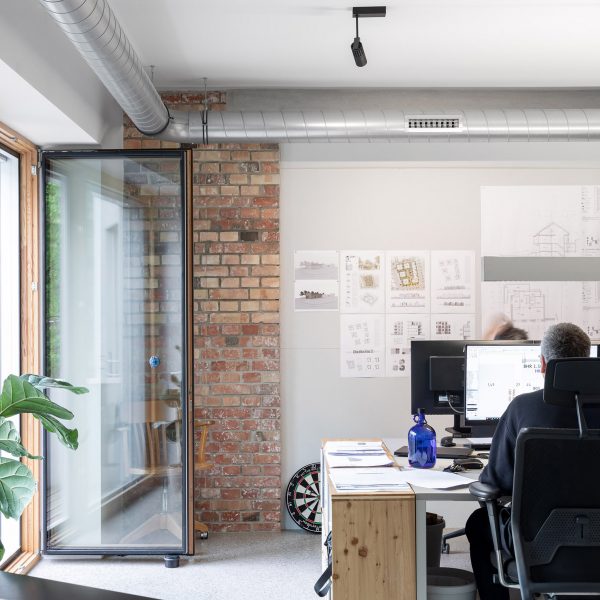 Interior image of a workspace at G2o