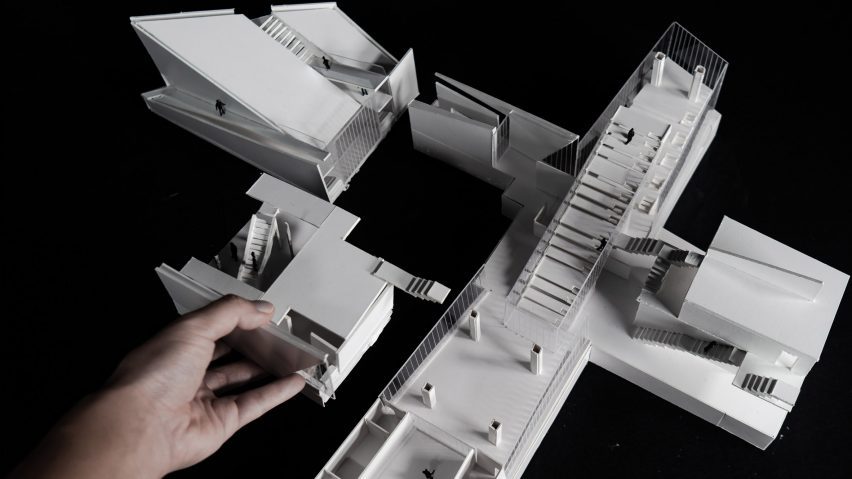 architecture models by students at the university of hong kong