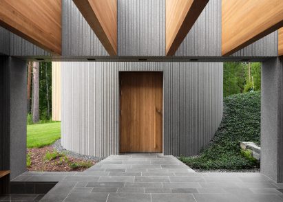 Exterior image of a concrete entrance