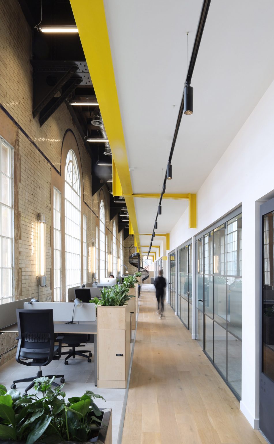 MoreySmith celebrates tram generator building's industrial past in new workspace fit out