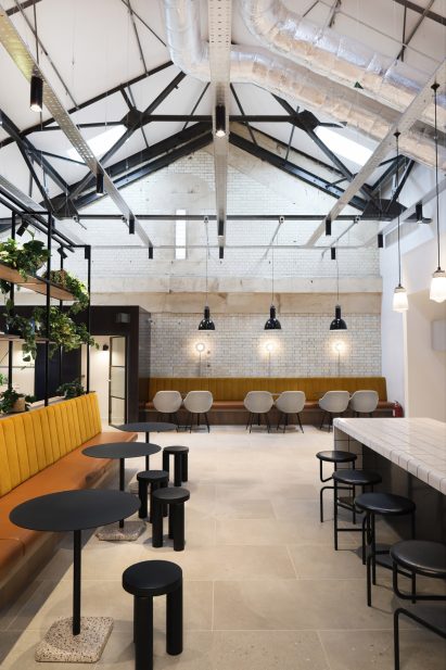 Interior image of a workspace at Generator Building