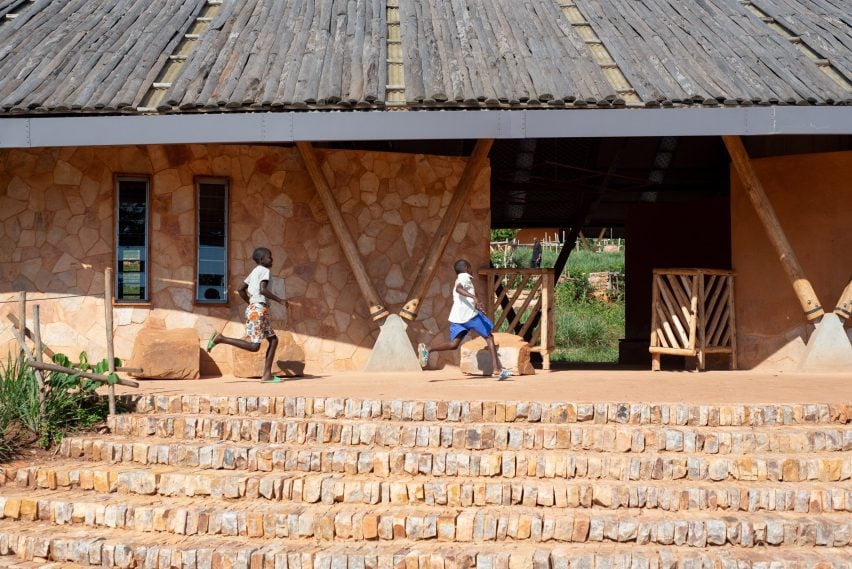 Exterior of the Mustardseed Junior School in Uganda by Localworks
