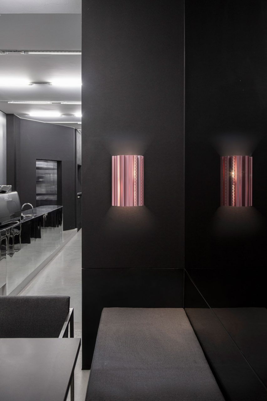 Pink High Profile wall light