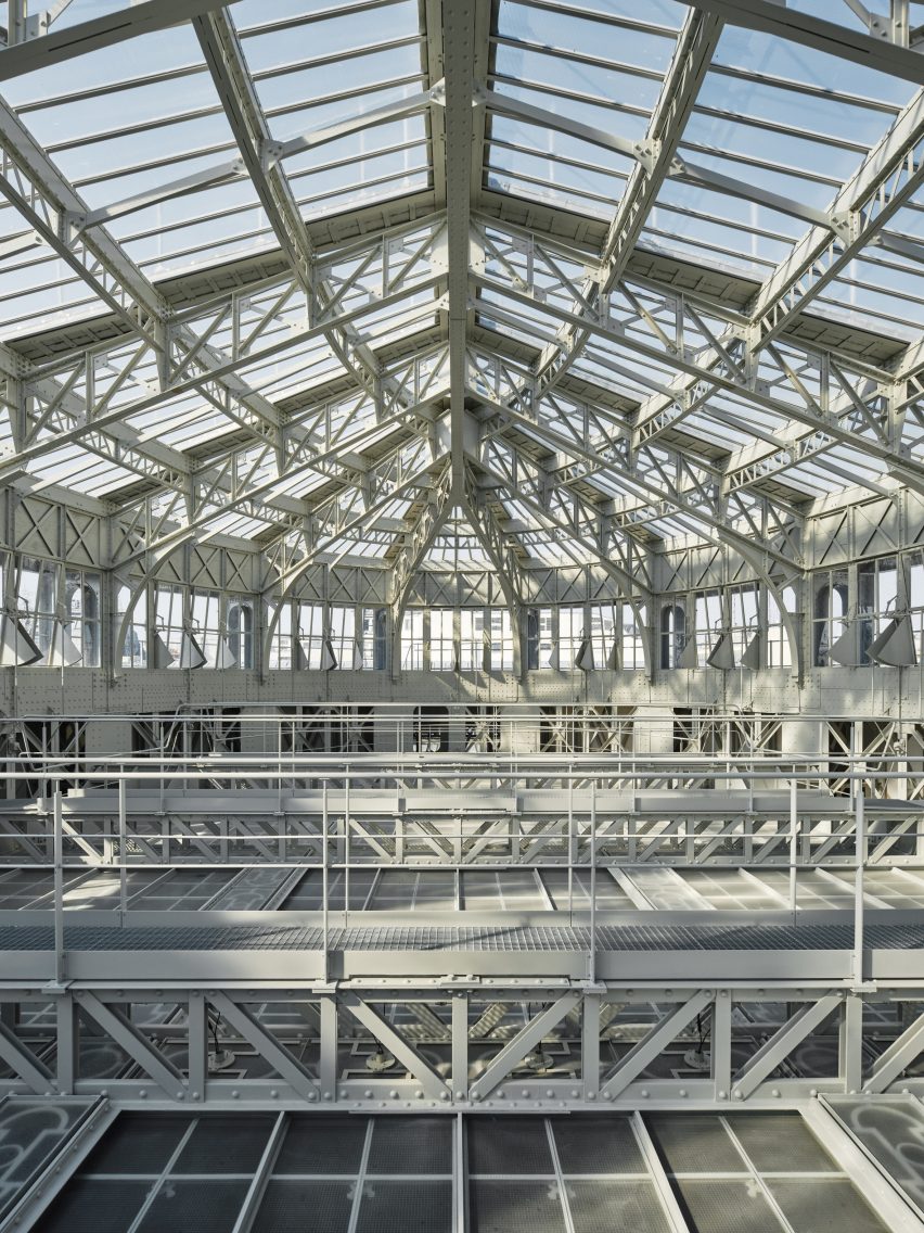 Interior of National Library by Bruno Gaudin Architectes