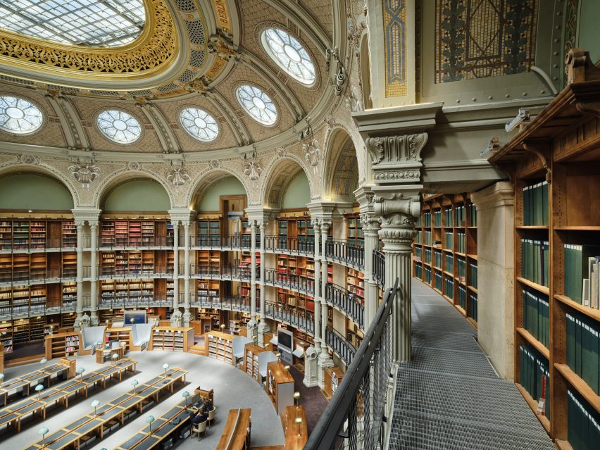Interior of National Library by Bruno Gaudin Architectes