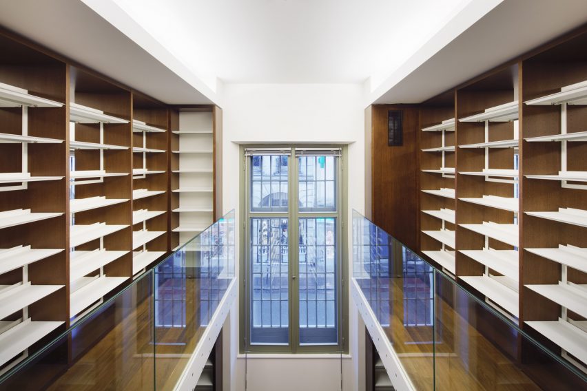 Interior of National Library by Bruno Gaudin Architectes